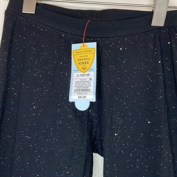 FREE W/ PURCHASE NWT Girls Large Sparkle leggings - Picture 2 of 4